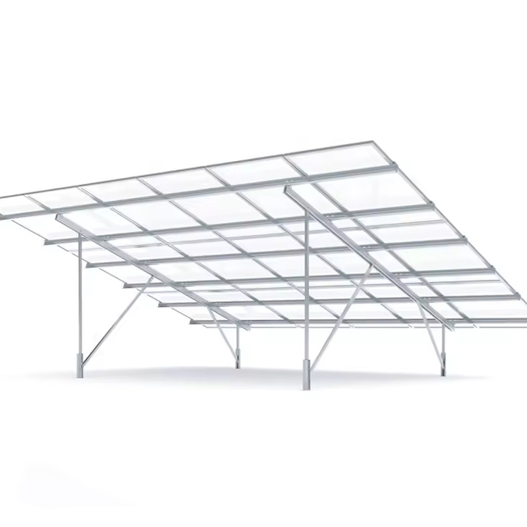 Aluminium Solar Panel Ground Mounted Racks Ground Mounting Structure