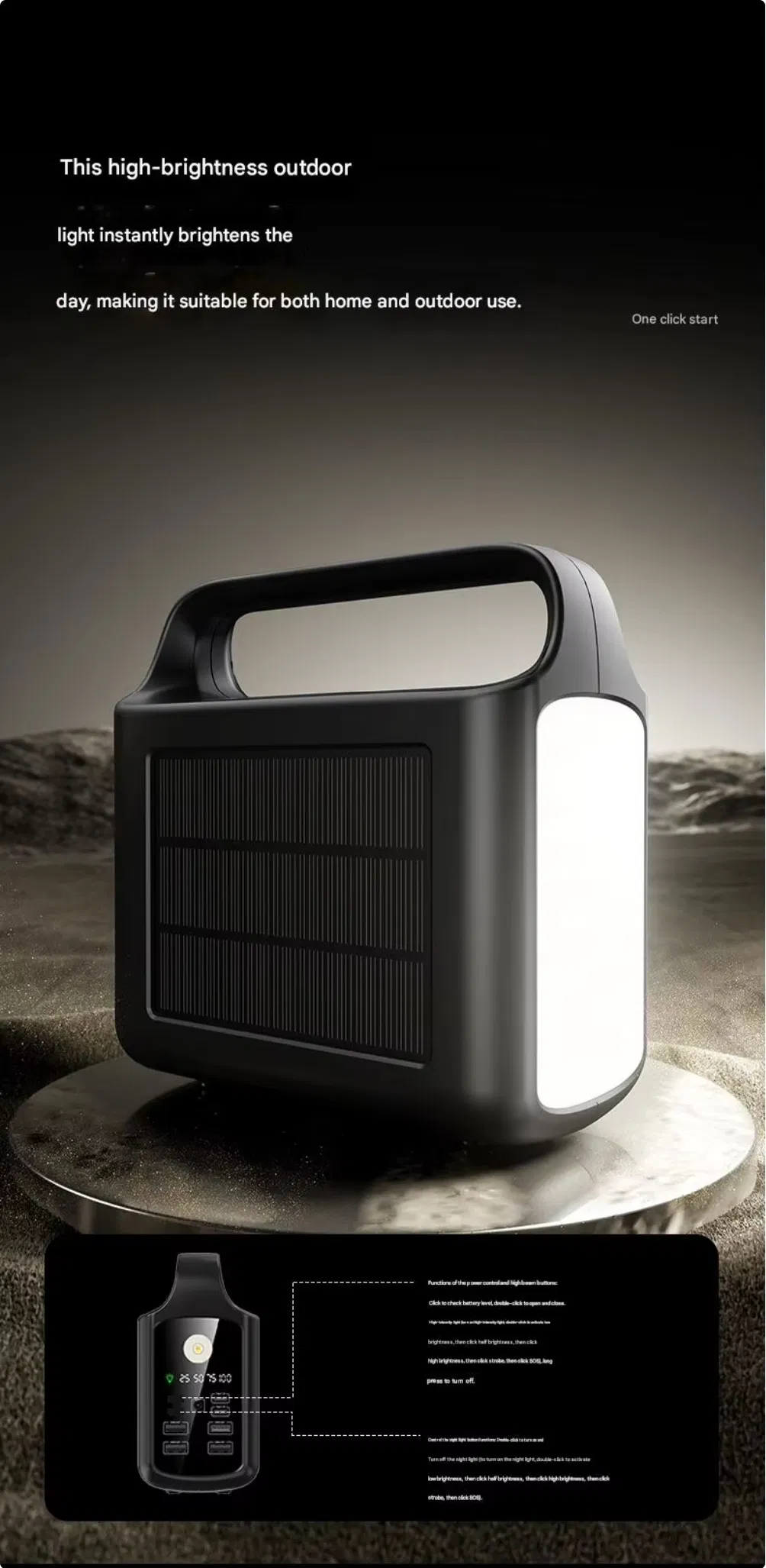 Ultra Slim Portable Solar Power Station 10