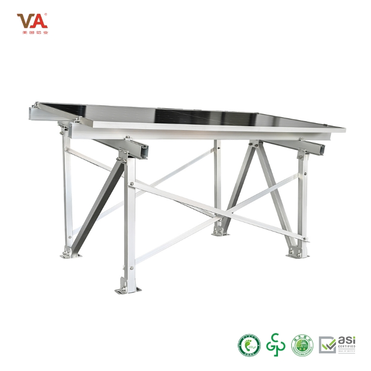 Aluminum Mount Solar Panel Ground Mounting Brackets Structure