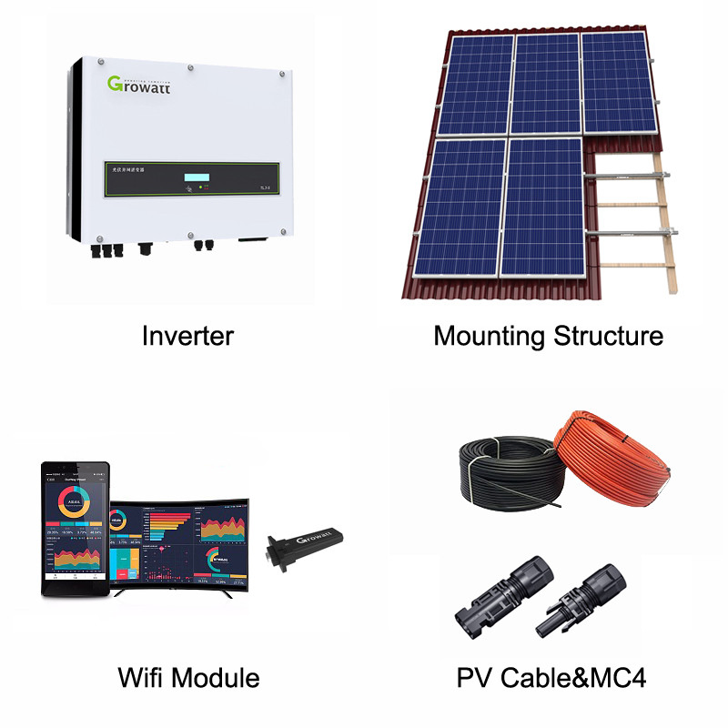 Best 3.5kw 5kw 10kVA 20 kVA 40kw 50kVA 100kw off Grid Stand Alone Solar Power Panel Plant Battery System for RV