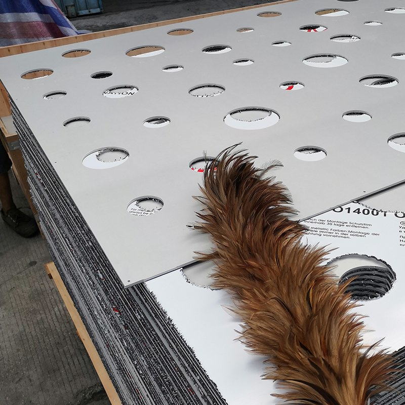 Perforated Acm Signage Aluminum Composite Construction Material