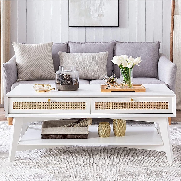 Modern Lift-Top Coffee Table -Wooden Multi-Functional Center Table