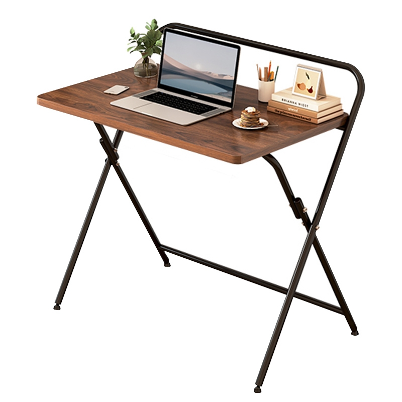Modern Foldable Computer Desk Bedroom Bedside Table for Small Apartment Simple Office Workbench for Home Living Room Standing