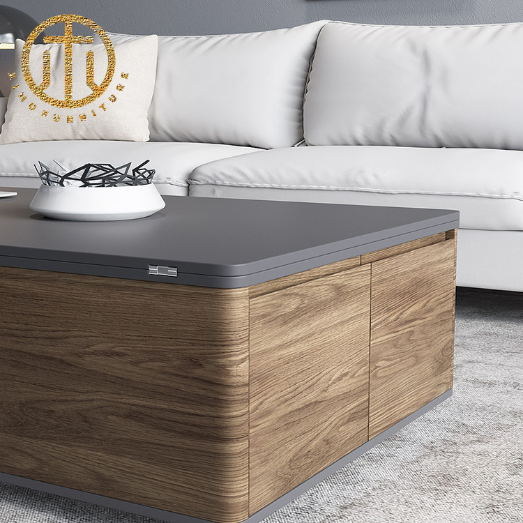 Modern Multifunctional Coffee Table Industrial Style Living Room Furniture