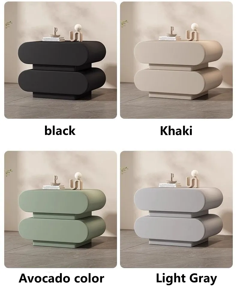 Cream Color Bedside Table