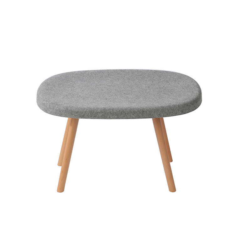 High Quality Modern Design Round Durable Wooden Leg Felt Pet Living Room Console Table