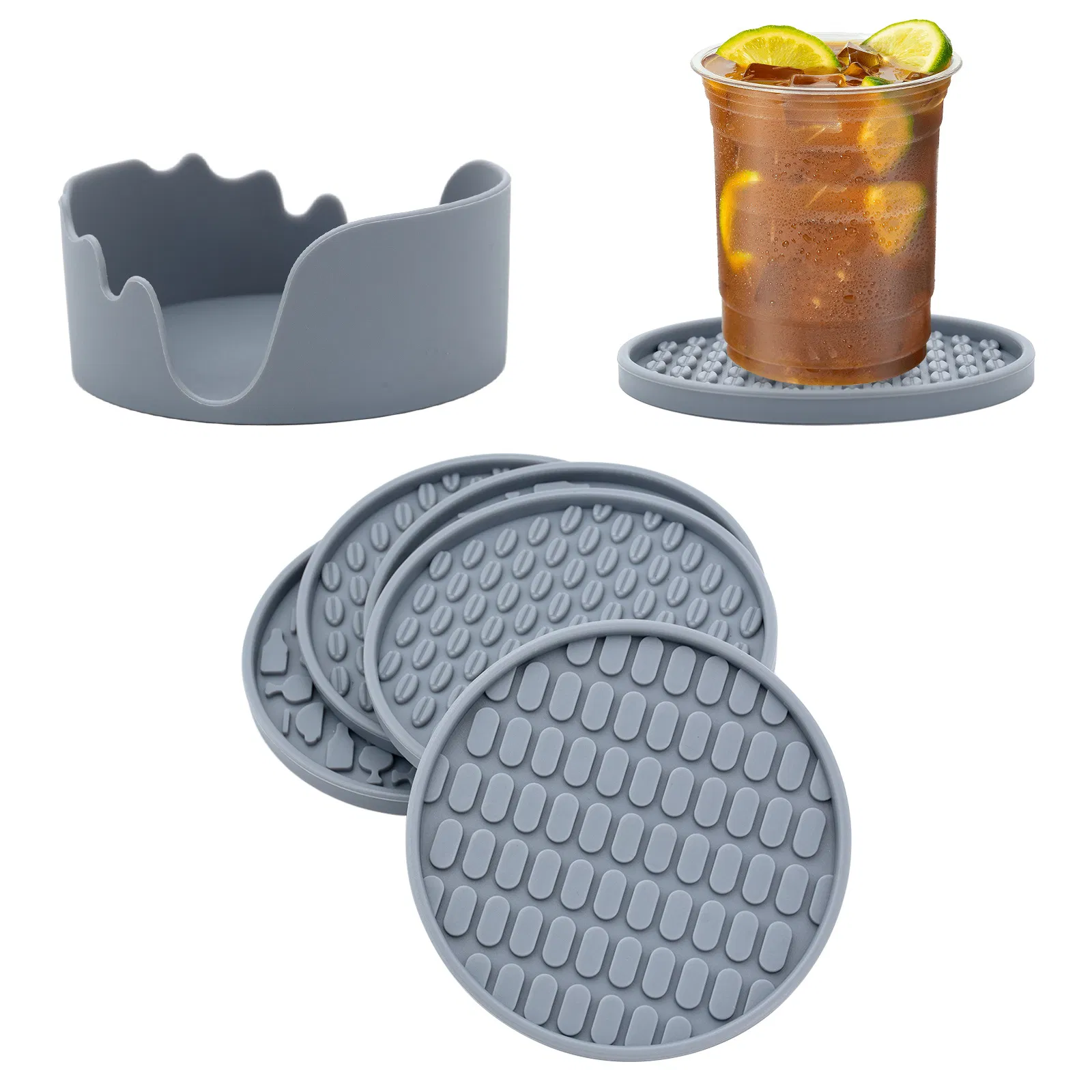 Silicone Coaster Set 6