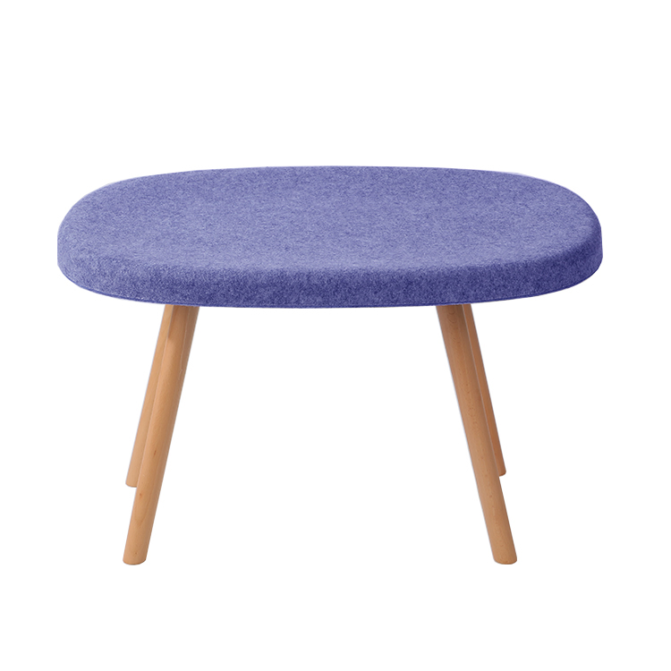 High Quality Modern Design Round Durable Wooden Leg Felt Pet Living Room Console Table