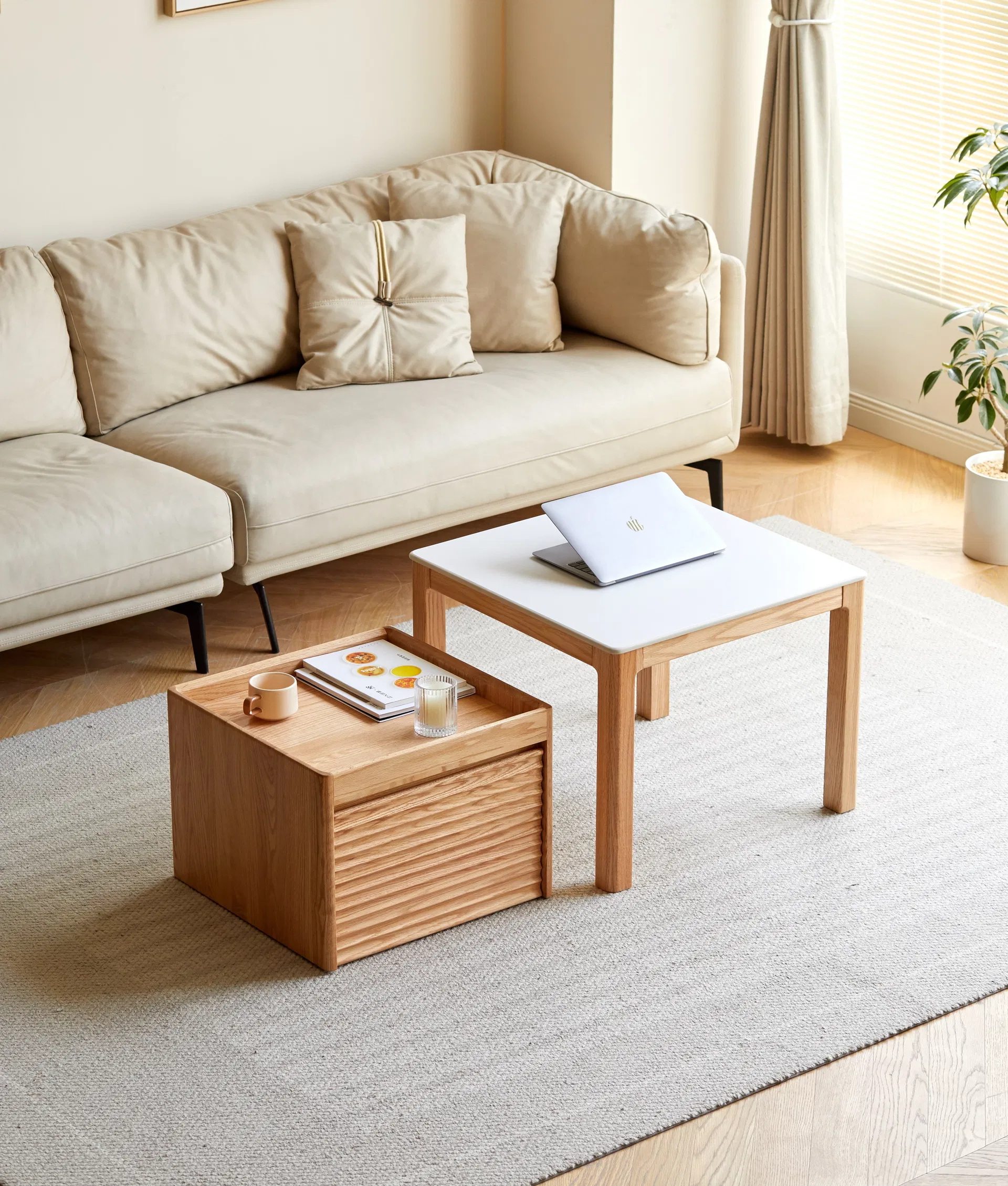 Solid Wood Coffee Table 1