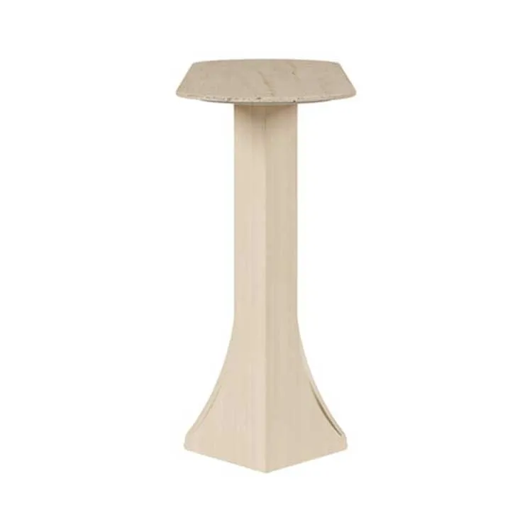 Travertine Console Table View 5