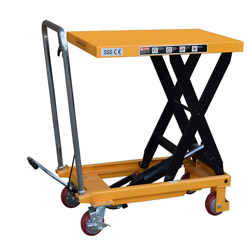 CE Certification Top Selling Small Trolley Lift Table for Loading Goods