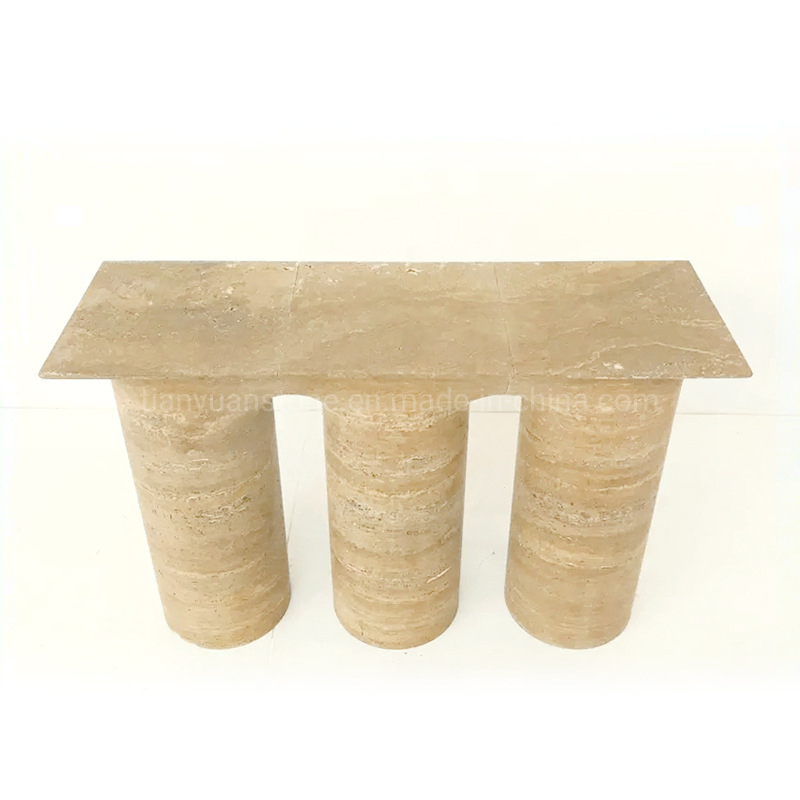 Marble Tower Table Solid Stone Pedestal Post Accent Side Coffee Marble End Table
