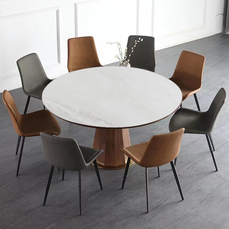 High Quality Elegant Luxury Dining Room Furniture Set Modern Restaurant Kitchen Wooden Dining Chairs and Table