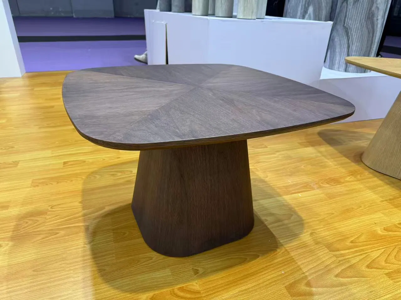 2025 Living Room MDF Tables Melamine MDF Round and Luxury Modern Coffee Table