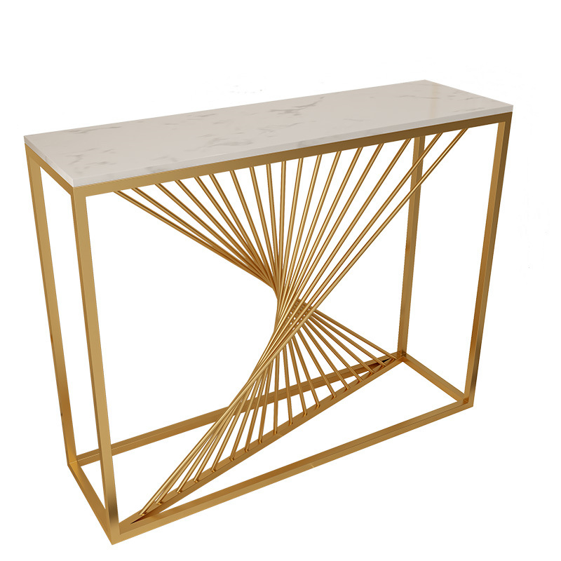 Modern Luxury Console Table Glass/Marble Table