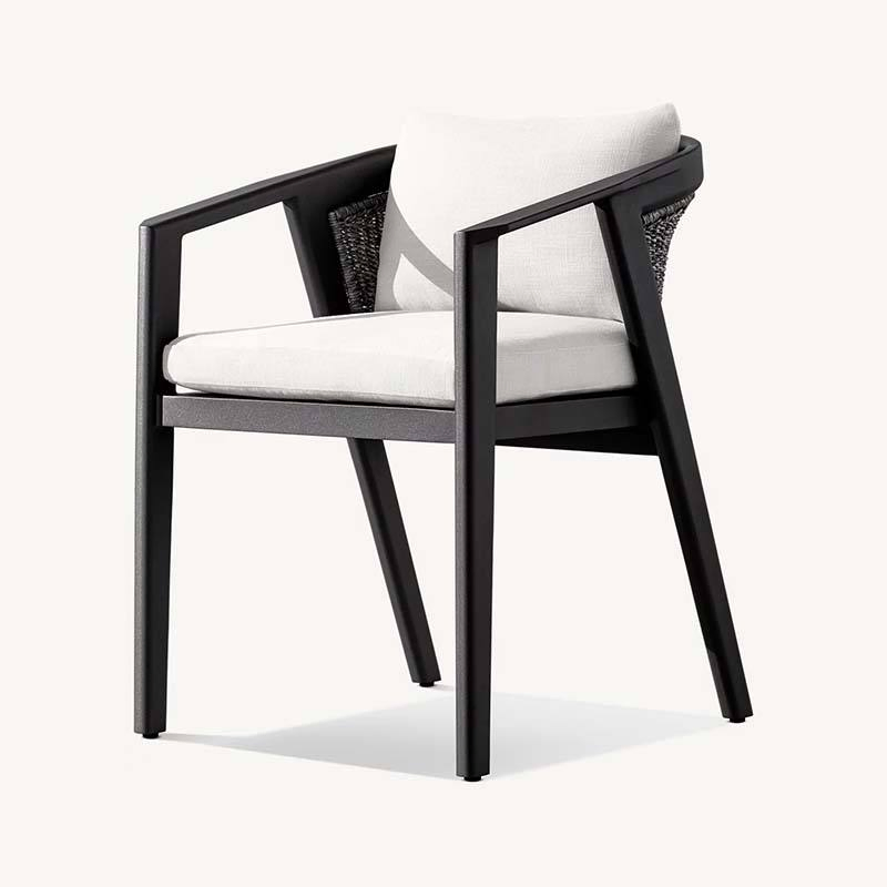 Tg High End Outdoor Aluminum Alloy Stainless Steels Furniture Rattan Chair Table Dining Room 6 Chairs Dining Set