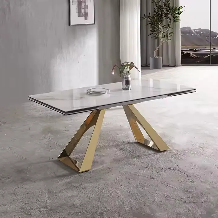 Extendable Marble Dining Table View 1