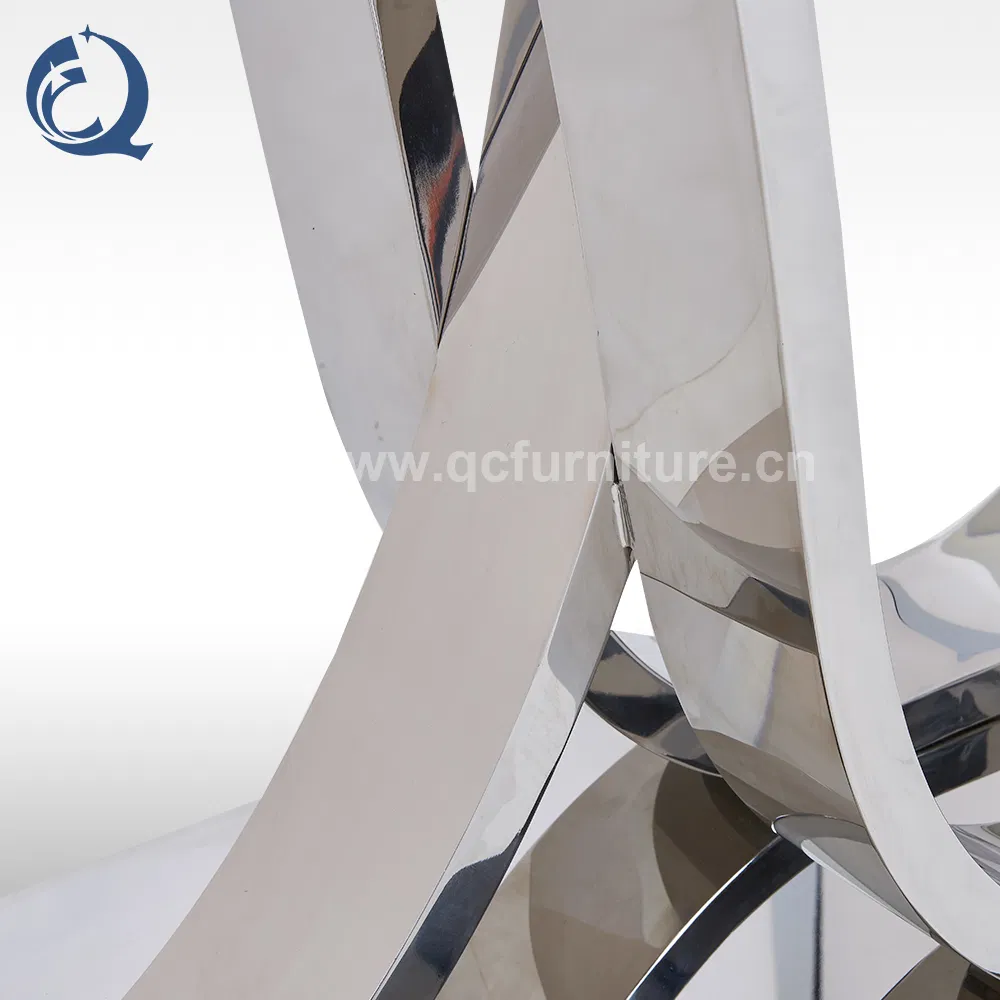 New Modern Stainless Steel Base Glass Dining Sideboard Console Table