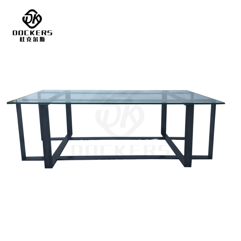 Living Room Furniture Metal Frame Industrial Style Rust Appearance Coffee Table