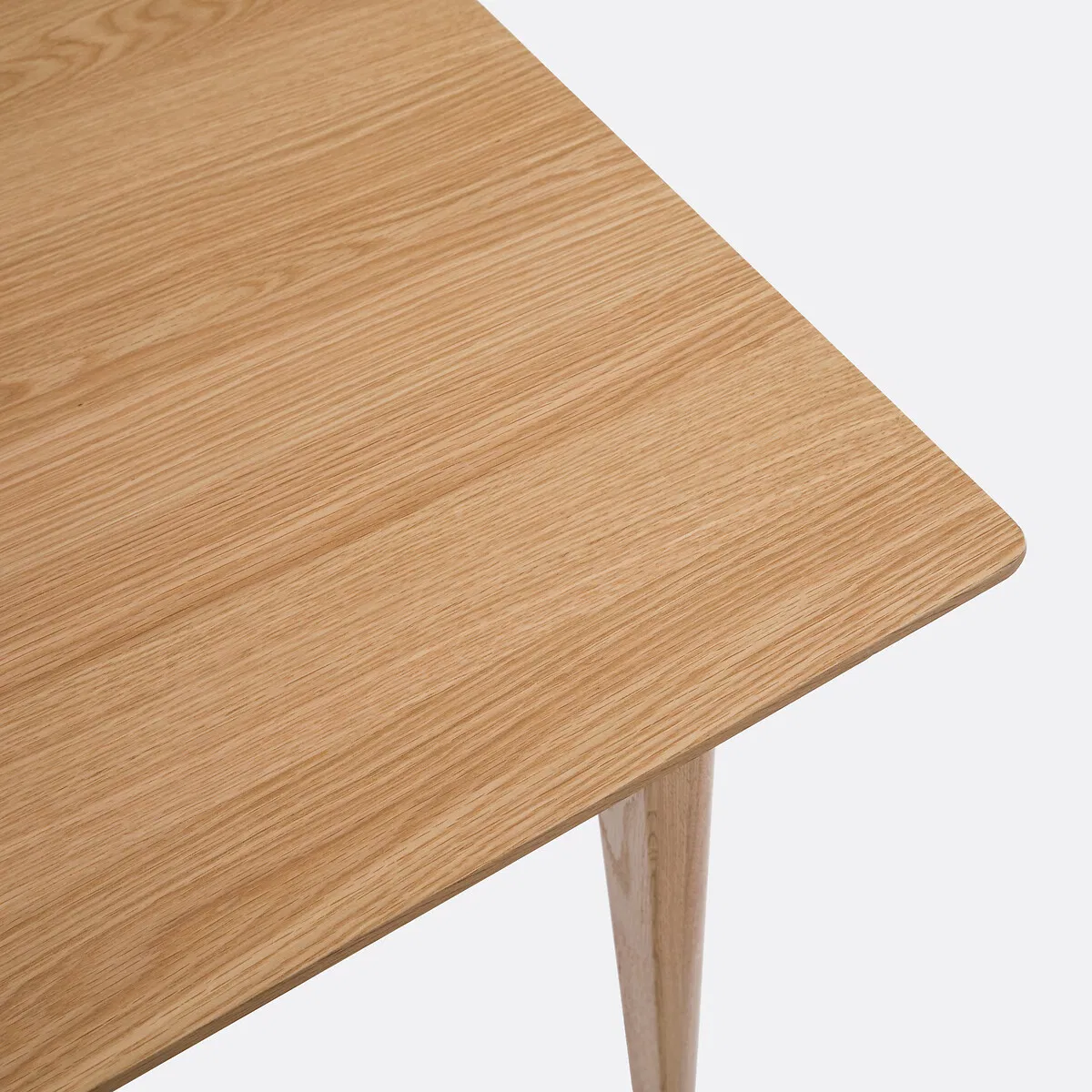 Multifunctional Scandinavian Extendable Solid Oak Wood Dinner Table for Dining Room