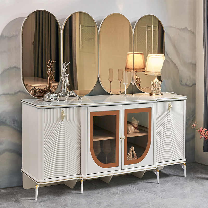 Modern Wood Luxury Dinning Room Dinner Table Set 6 Seater Chair Home Furniture Storage Wooden Dining Table