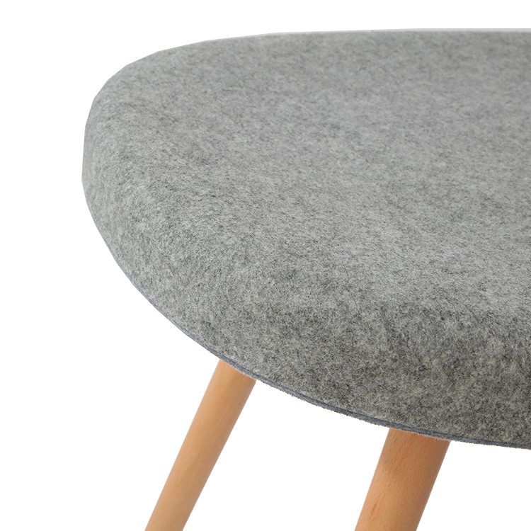 High Quality Modern Design Round Durable Wooden Leg Felt Pet Living Room Console Table