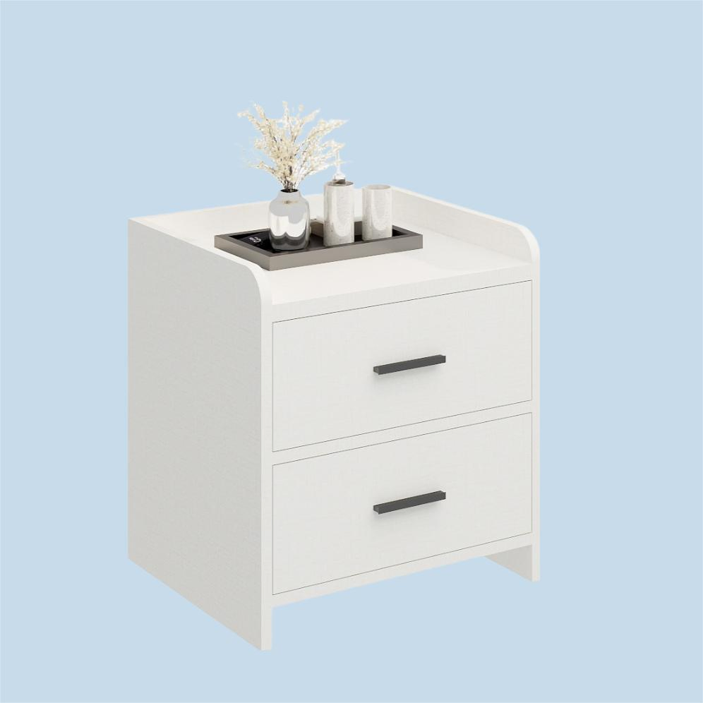 Modern Minimalist Small Bedside Table, Simple Storage Shelf, New Style for Master Bedroom, Bedside Cabinet.