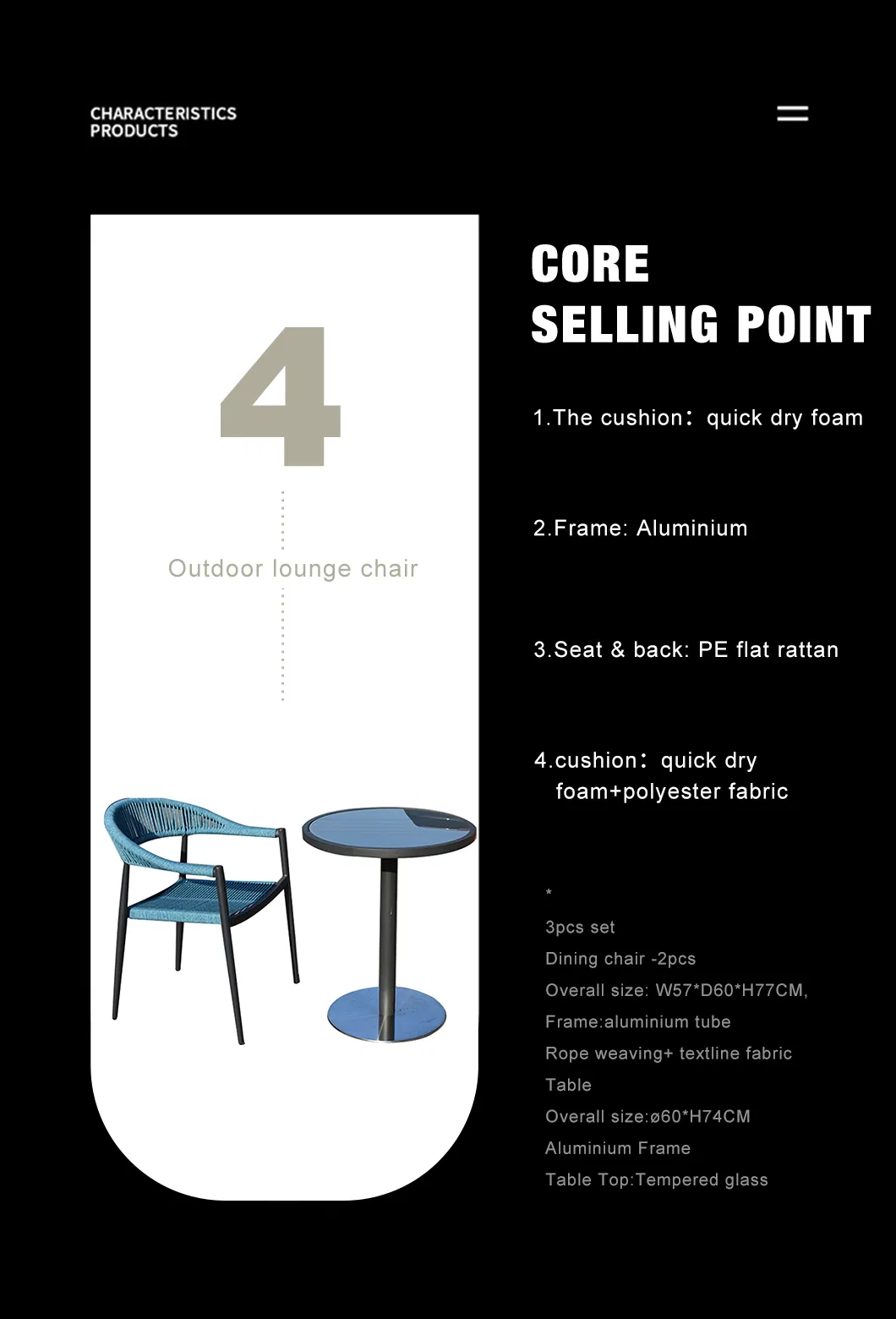 Outdoor Dining Table 3