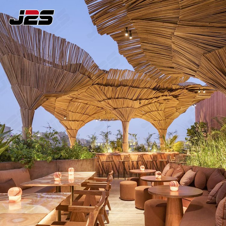 Comfortable High-End Restaurant Furniture Set with Wooden Table Options