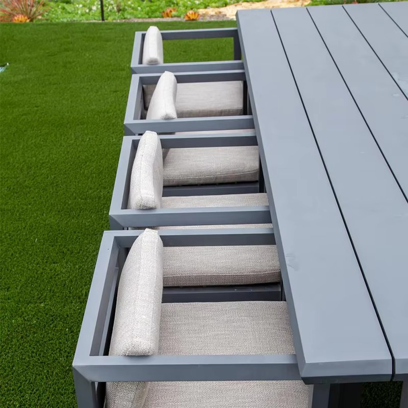 High Quality Factory Outdoor Dining Table Set Chairs for Patio Furniture Garden