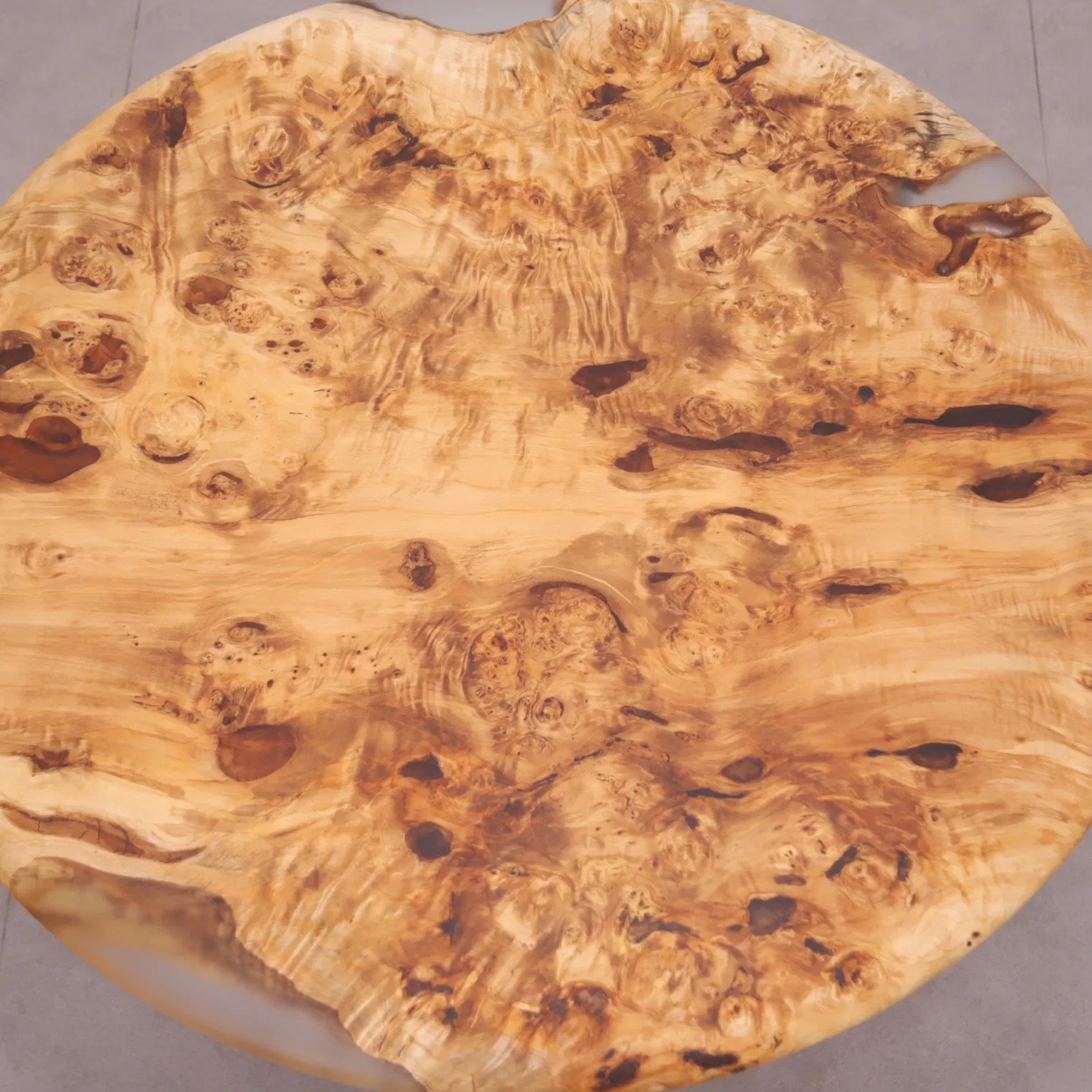 Solid Wood Round Coffee Table