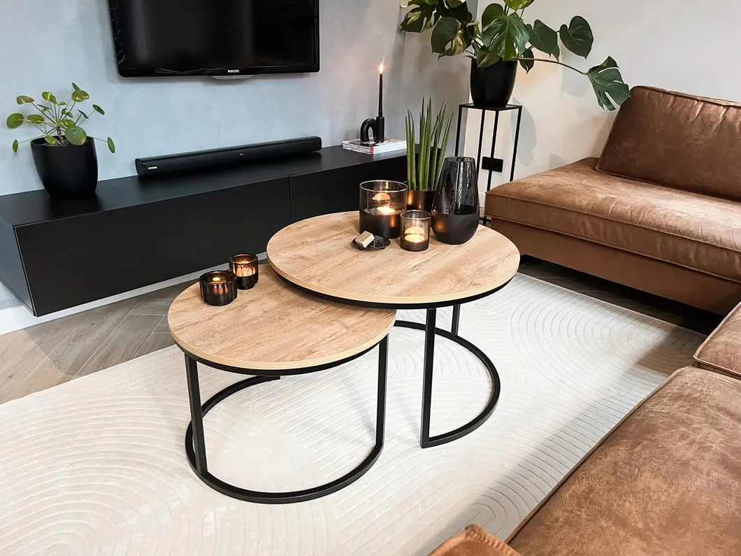Stable Round Coffee Table