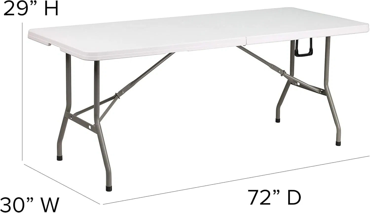 Cheap Rectangular 180 Cm 6 FT 6 Foot Party Events Dining Portable White 8FT 6FT Plastic Outdoor Folding Table