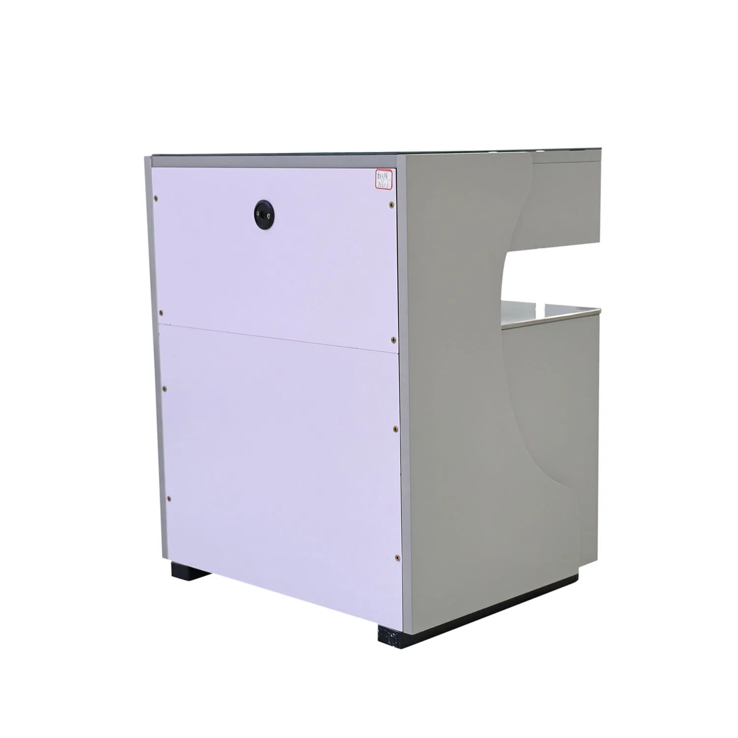 Modern Minimalist Bedside Table with Storage Drawer for Bedroom