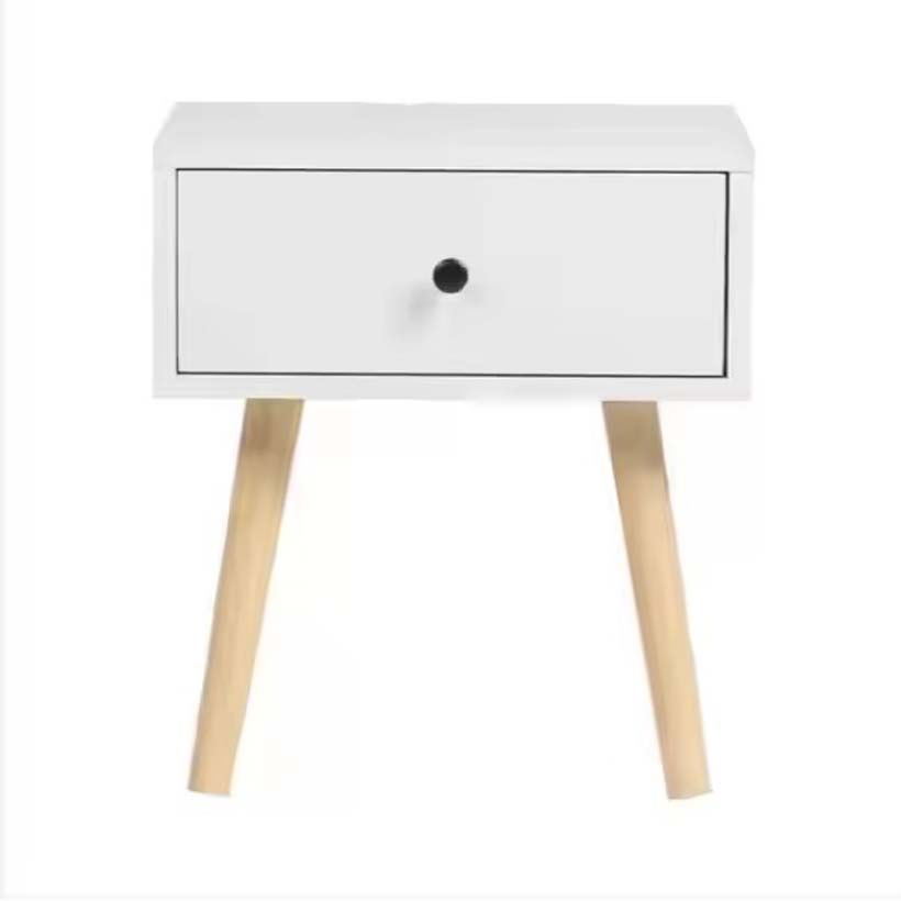 Modern Oak Wood Beside Table for Home &amp; Hotel Sofa Coffee Side Tables Accent Panel Style for Living Room Hall Entry &amp; Apartments