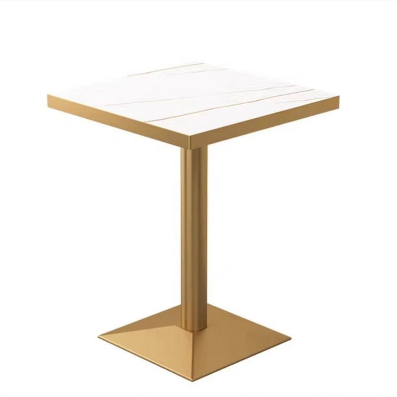 Resin Epoxy Table Top High Glossy Tea Table Dining Table Coffee Table Stainless Steel Metal Living Room Nesting Side End Small Table with Tempered Glass