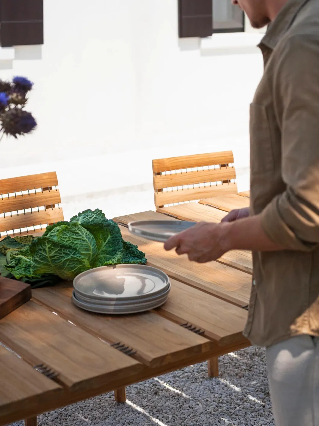 Teak Dining Table View 5