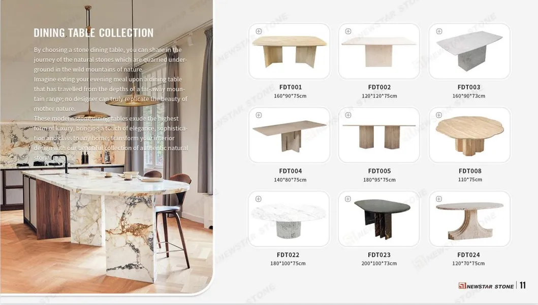 Marble Dining Table View 8