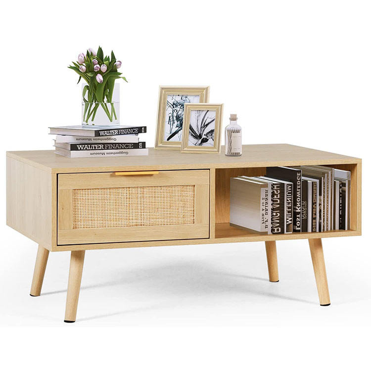 Modern Lift-Top Coffee Table -Wooden Multi-Functional Center Table