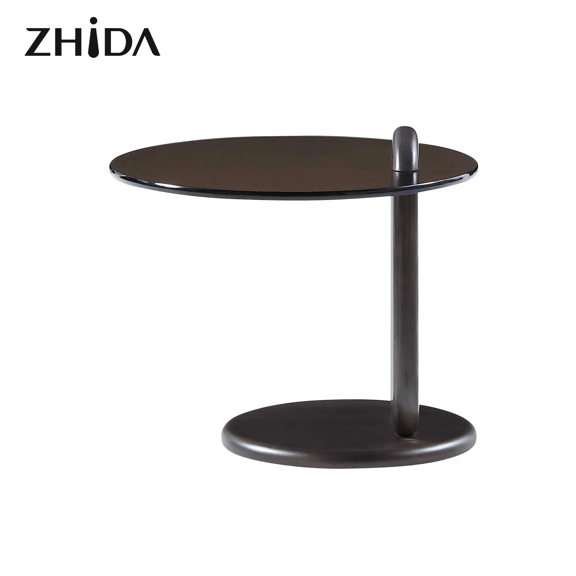 Round Coffee Table Living Room Furniture Waterproof Small Sofa Side Metal Accent Coffee End Tray Table for Sale
