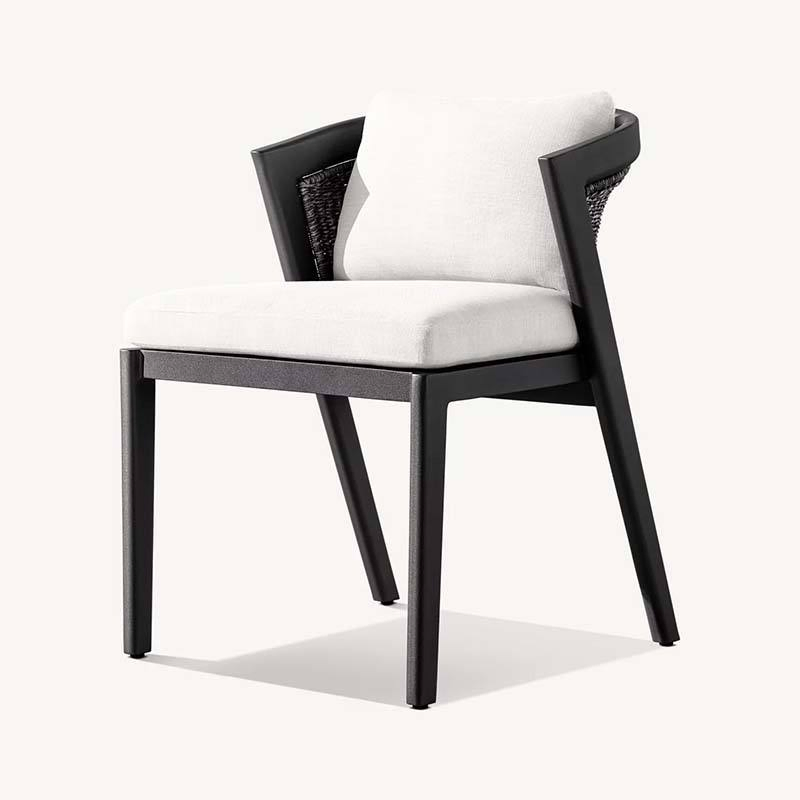 Tg High End Outdoor Aluminum Alloy Stainless Steels Furniture Rattan Chair Table Dining Room 6 Chairs Dining Set