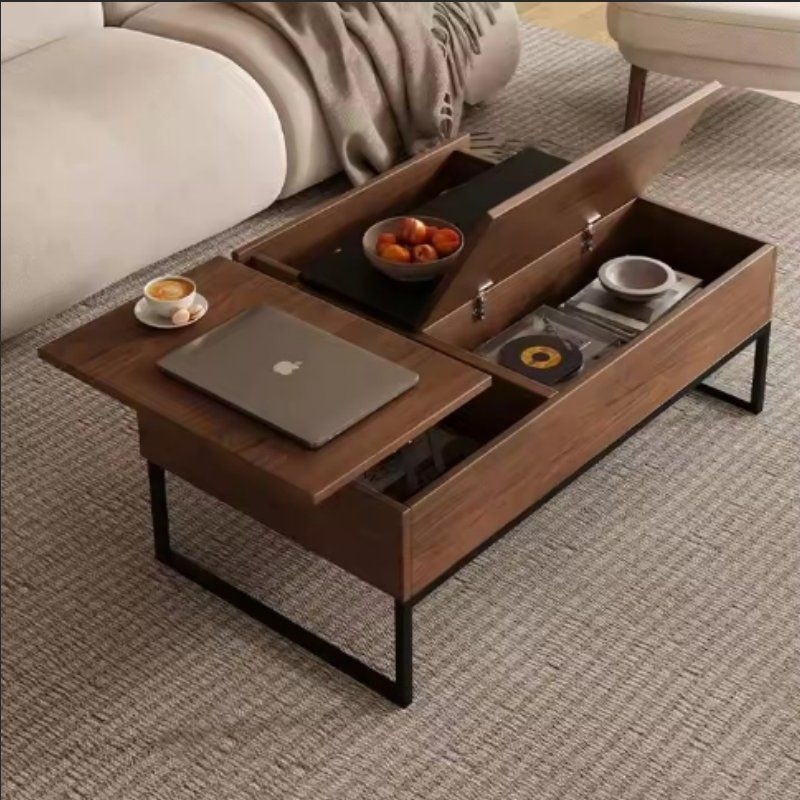 Luxury Wholesale Furniture Living Room Adjustable Lift Top Coffee Table with Hidden Storage Homeoffice Desk