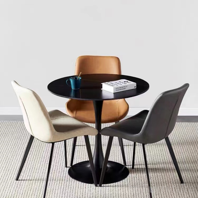 Tulip Table Milk Tea Shop Coffee Table White Round Table for Home