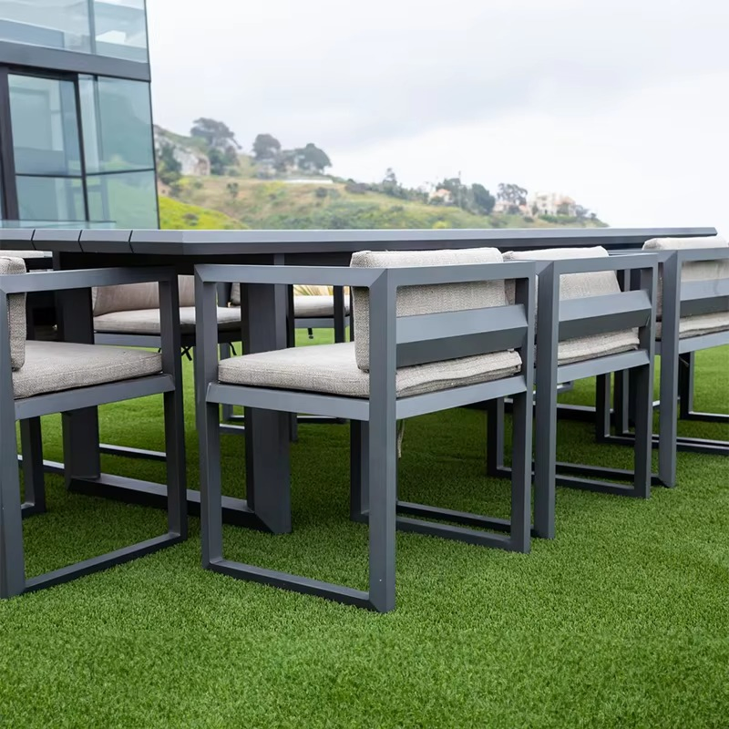 High Quality Factory Outdoor Dining Table Set Chairs for Patio Furniture Garden