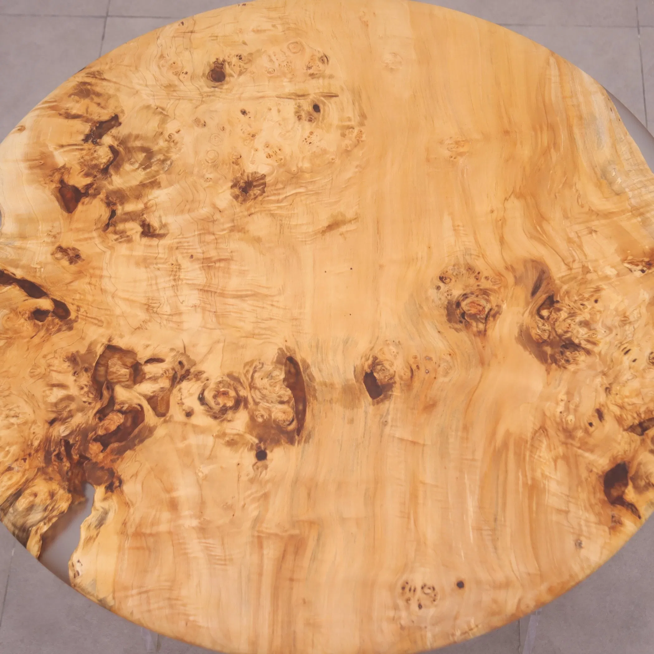 Solid Wood Round Coffee Table