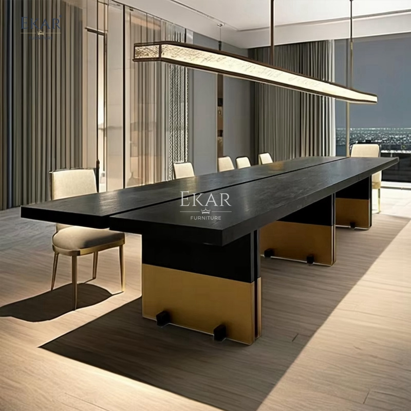 Modern Wooden Dining Table Stylish and Functional Design for Contemporary Dining Spaces