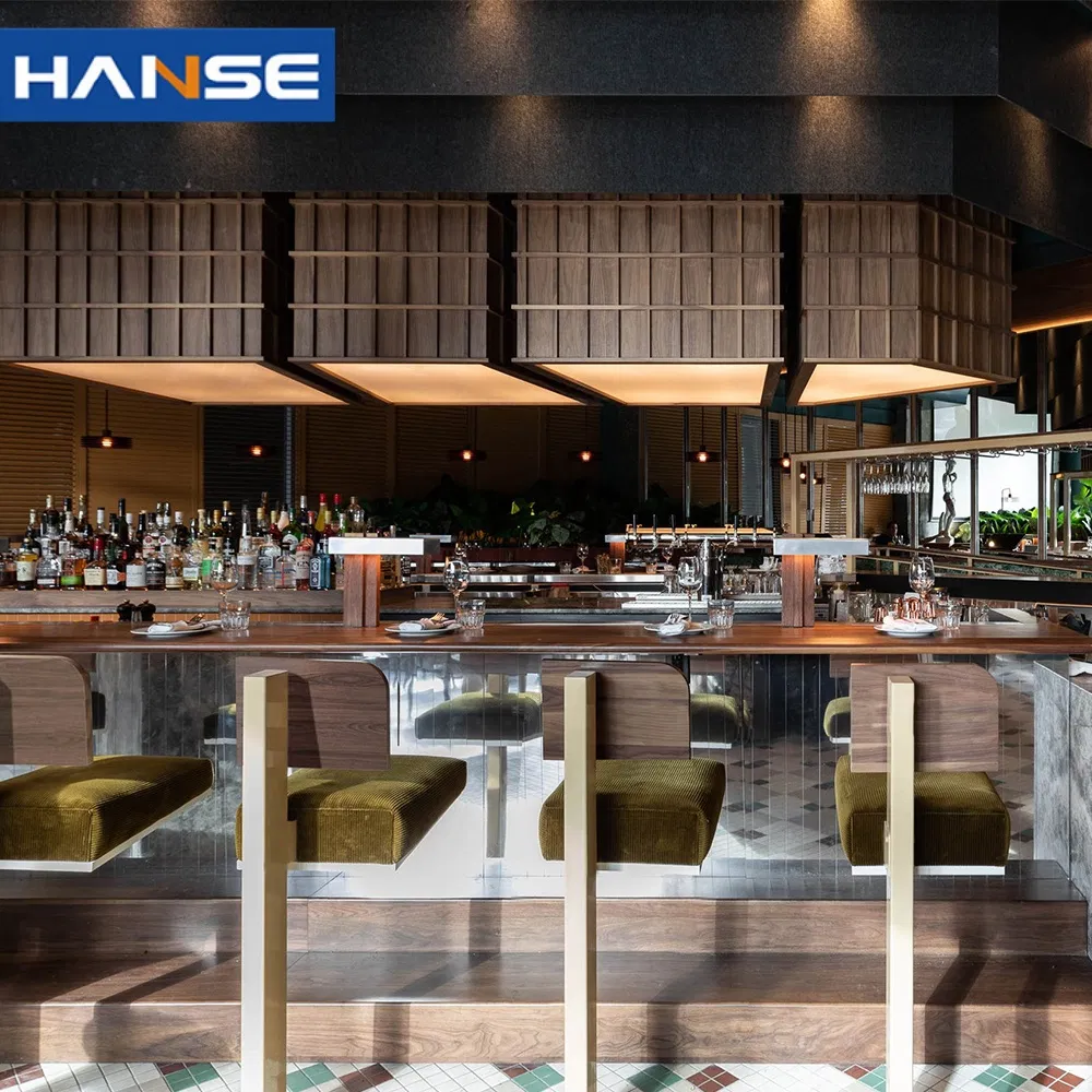 Restaurant One -Stop Solution Customized Full Furniture High-End Luxury Restaurant Chairs and Tables Sets