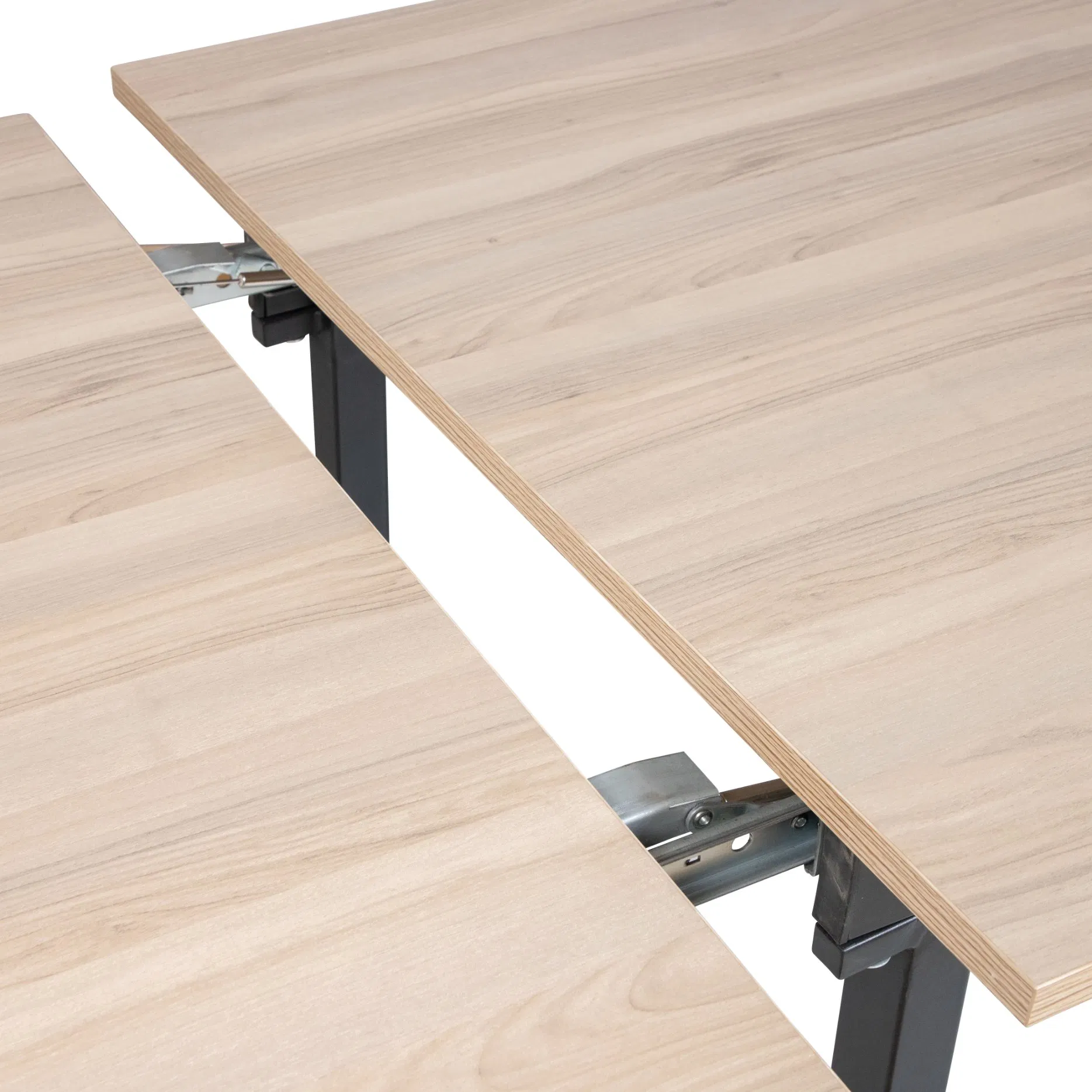 Modern MDF Extendable Stainless Steel Home Dining Table Designs Pull-out Dining Table