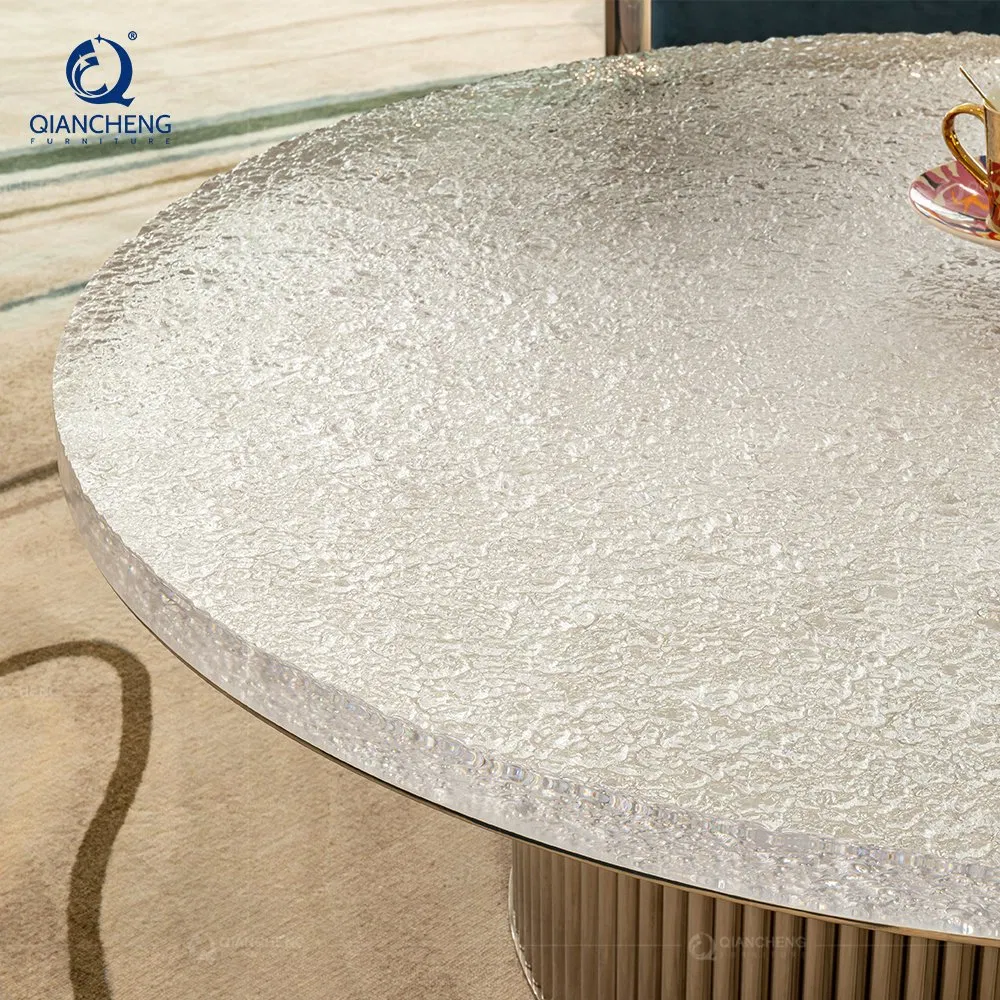 Luxury Curved Acrylic Round Nesting Side Coffee Tables Set of 2 on Verified Suppliers