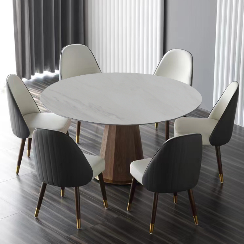 High Quality Elegant Luxury Dining Room Furniture Set Modern Restaurant Kitchen Wooden Dining Chairs and Table